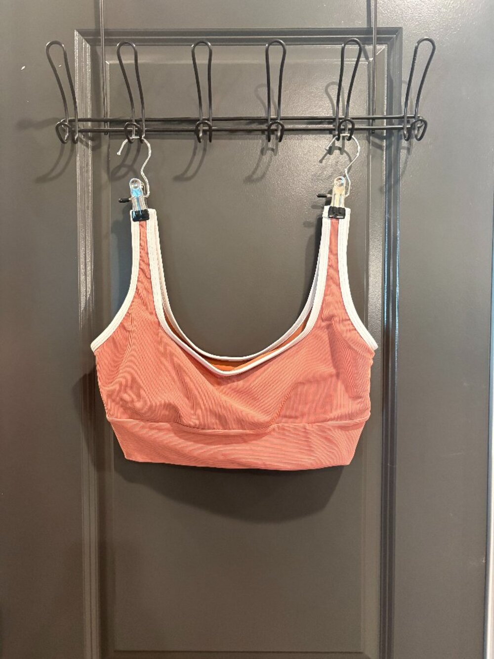 LainSnow Ribbed Bikini Set Top L / Bottom XL